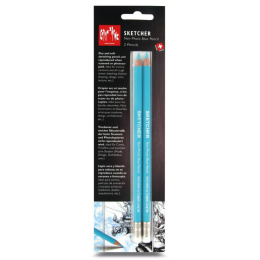 Sketcher Non-photo blue 2-pack in the group Art Supplies / Crayons & Graphite / Graphite & Pencils at Pen Store (105847)