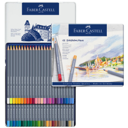 Goldfaber Aqua Watercolour Pencil 48-set in the group Pens / Artist Pens / Watercolour Pencils at Pen Store (106634)