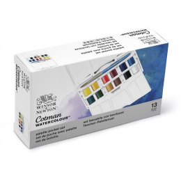 Cotman Water Colours Pocket Plus 12 Half Pans in the group Art Supplies / Artist colours / Watercolour Paint at Pen Store (107240)