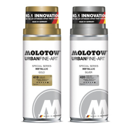 Acrylic Spray UrbanFineArt Metallic 400 ml in the group Art Supplies / Artist colours / Spray Paint at Pen Store (108241_r)