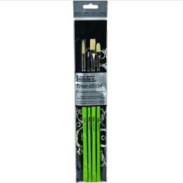 Freestyle Traditional Brush 4-set in the group Art Supplies / Brushes / Acrylic Brushes at Pen Store (108266)