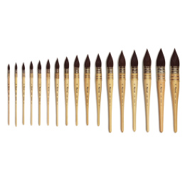 Kazan Squirrel Quill Mop Brush 803 st 3 in the group Art Supplies / Brushes / Watercolour Brushes at Pen Store (108289)