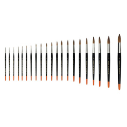 Pure Kolinsky Sable Brush Round 8404 St 5 in the group Art Supplies / Brushes / Watercolour Brushes at Pen Store (108298)