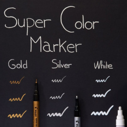 Super Color Marker Medium Silver in the group Pens / Office / Markers at Pen Store (109653)
