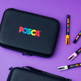 Posca Marker 24-set Rubbercase in the group Pens / Artist Pens / Illustration Markers at Pen Store (110396)