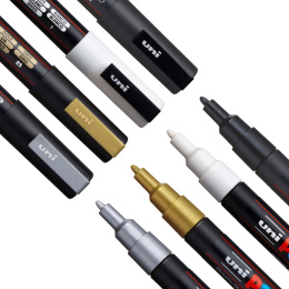 Posca PC-3M Metallic - Set of 4 in the group Pens / Artist Pens / Illustration Markers at Pen Store (110421)