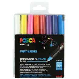 Posca PC-1MR Standard Colours Set of 16 in the group Pens / Artist Pens / Illustration Markers at Pen Store (110424)