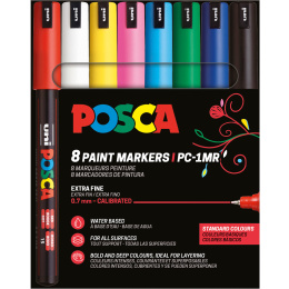 PC-1MR Standard Colours Set of 8 in the group Pens / Artist Pens / Illustration Markers at Pen Store (110433)