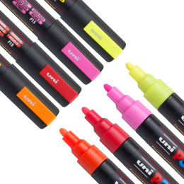 Posca PC-5M Neon - Set of 4 in the group Pens / Artist Pens / Illustration Markers at Pen Store (110434)