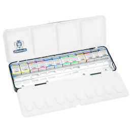 Horadam Aquarell Metal 12-set + extra space in the group Art Supplies / Artist colours / Watercolour Paint at Pen Store (110727)