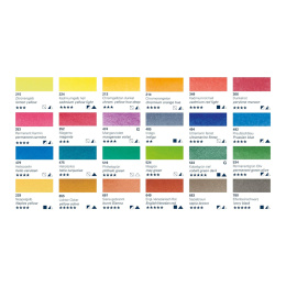 Horadam Aquarell Metal 24-set in the group Art Supplies / Artist colours / Watercolour Paint at Pen Store (110728)