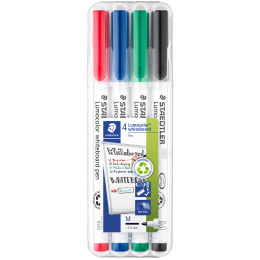 Lumocolor Whiteboard Medium 4-pack in the group Pens / Office / Whiteboard Markers at Pen Store (110983)