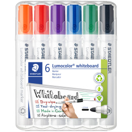 Lumocolor Whiteboard marker 6-pack 2 mm in the group Pens / Office / Whiteboard Markers at Pen Store (111000)