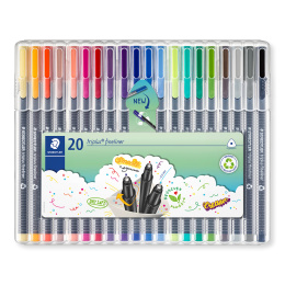 Triplus Fineliner 20-pack in the group Pens / Artist Pens / Felt Tip Pens at Pen Store (111087)