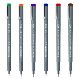 Pigment Liner Colour 0.3mm Blue in the group Pens / Writing / Fineliners at Pen Store (111209)