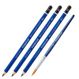 Mars Lumograph Aqua 5-pack in the group Pens / Artist Pens / Watercolour Pencils at Pen Store (111230)