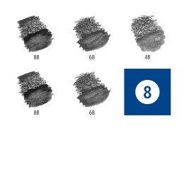 Mars Lumograph Aqua 5-pack in the group Pens / Artist Pens / Watercolour Pencils at Pen Store (111230)