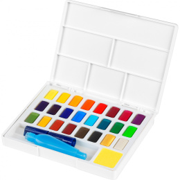 24 Watercolours + Water brush in the group Art Supplies / Artist colours / Watercolour Paint at Pen Store (111744)