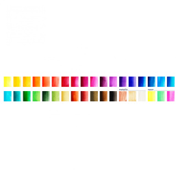36 Watercolours + Water brush in the group Art Supplies / Artist colours / Watercolour Paint at Pen Store (111745)