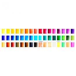 48 Watercolours + Water brush in the group Art Supplies / Artist colours / Watercolour Paint at Pen Store (111746)