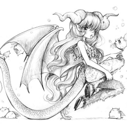 Pop Manga: Cute and Creepy Colouring Book in the group Hobby & Creativity / Books / Adult Colouring Books at Pen Store (112447)