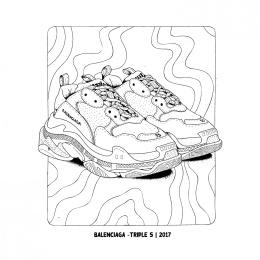 Sneaker Colouring Book in the group Hobby & Creativity / Books / Adult Colouring Books at Pen Store (112487)