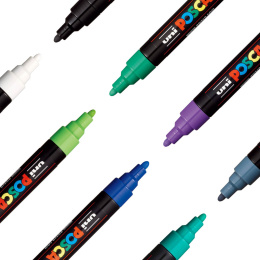 Posca PC-5M Cool Colours Set of 8 in the group Pens / Artist Pens / Illustration Markers at Pen Store (112632)