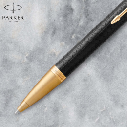 IM Premium Black/Gold Ballpoint pen in the group Pens / Fine Writing / Ballpoint Pens at Pen Store (112682)