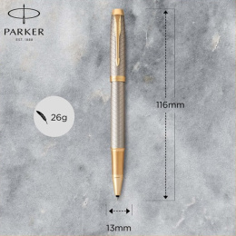 IM Premium Silver/Gold Rollerball in the group Pens / Fine Writing / Rollerball Pens at Pen Store (112701)
