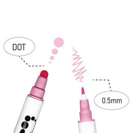 Clean Color DOT Pen 6-set in the group Pens / Artist Pens / Illustration Markers at Pen Store (125138)
