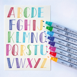 Clean Color DOT Pen 6-set in the group Pens / Artist Pens / Illustration Markers at Pen Store (125138)