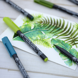 Koi Colouring Brush Pen 6-set Botanical in the group Pens / Writing / Fineliners at Pen Store (125585)