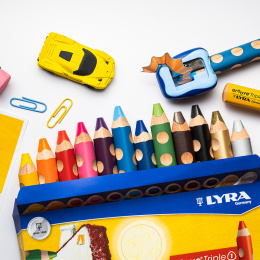 Groove TripleOne 12-pack in the group Kids / Kids' Pens / Colouring Pencils for Kids at Pen Store (125954)