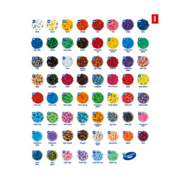 Midi Beads 1000 pcs in the group Kids / Fun and learning / Tube beads and pegboards / Tube beads Midi at Pen Store (126043_r)