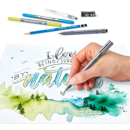 Mixed Watercolour & Handlettering 11-set in the group Pens / Artist Pens / Watercolour Pencils at Pen Store (126612)