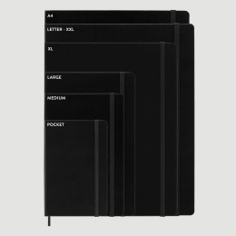 Classic Soft Cover Double Layout XL Black in the group Paper & Pads / Note & Memo / Notebooks & Journals at Pen Store (126741)