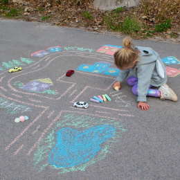 Sidewalk chalk 20-set in the group Kids / Holidays / season for kids / Outdoor Play / Street chalks at Pen Store (126826)