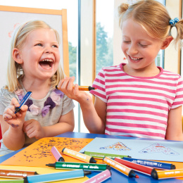 Trio Scribbi Felt-tip 14 pcs in the group Kids / Kids' Pens / Felt Tip Pens for Kids at Pen Store (127798)