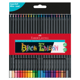 Colouring pencils Black Edition 24-set in the group Pens / Artist Pens / Coloured Pencils at Pen Store (128254)