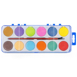 Paint Tablets 12-set in the group Kids / Kids' Paint & Crafts / Paint for Kids / Watercolors for Kids at Pen Store (128493)