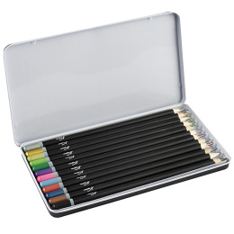 Colouring pencils Metallic 12-set in the group Pens / Artist Pens / Coloured Pencils at Pen Store (128530)