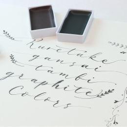 Gansai Tambi Aquarelle 6-set Graphite Colours in the group Art Supplies / Artist colours / Watercolour Paint / Watercolour pans at Pen Store (128725)