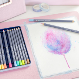 Goldfaber Aqua Watercolour Pencil 12-set Pastel in the group Pens / Artist Pens / Watercolour Pencils at Pen Store (128726)