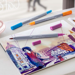 Goldfaber Aqua Dual Marker Set of 6 Shades of grey in the group Pens / Artist Pens / Illustration Markers at Pen Store (128729)