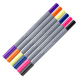 Goldfaber Aqua Dual Marker Set of 6 Fantasy in the group Pens / Artist Pens / Illustration Markers at Pen Store (128733)