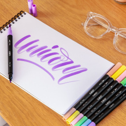 Intensity Dual Tip Pastel 6-set in the group Pens / Artist Pens / Brush Pens at Pen Store (128859)