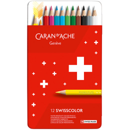 Swisscolor Colouring pencils Set of 12 in the group Pens / Artist Pens / Coloured Pencils at Pen Store (128911)