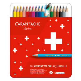 Swisscolor Aquarelle Set of 18 in the group Pens / Artist Pens / Watercolour Pencils at Pen Store (128913)