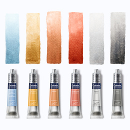 Cotman Water Colour Metallic Collection Tubes 8 ml 6-set in the group Art Supplies / Artist colours / Watercolour Paint at Pen Store (129130)