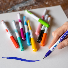 Turbo Soft Brush Pen Intense 10-set in the group Kids / Kids' Pens / Colouring Pencils for Kids at Pen Store (129132)